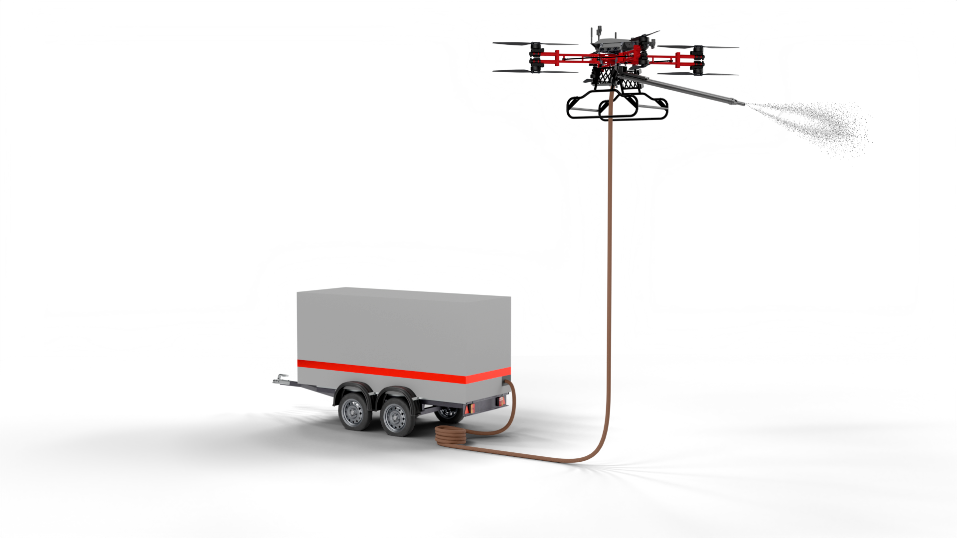 Пожарный дрон «Грузовик М500»